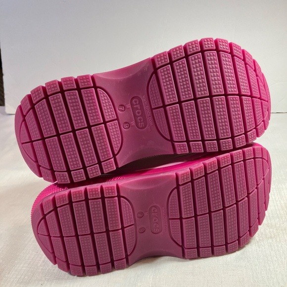 NWOT Crocs Mega Crush Platform Clogs, Pink, Women's Size 9/Men's Size 7 - Picture 7 of 9